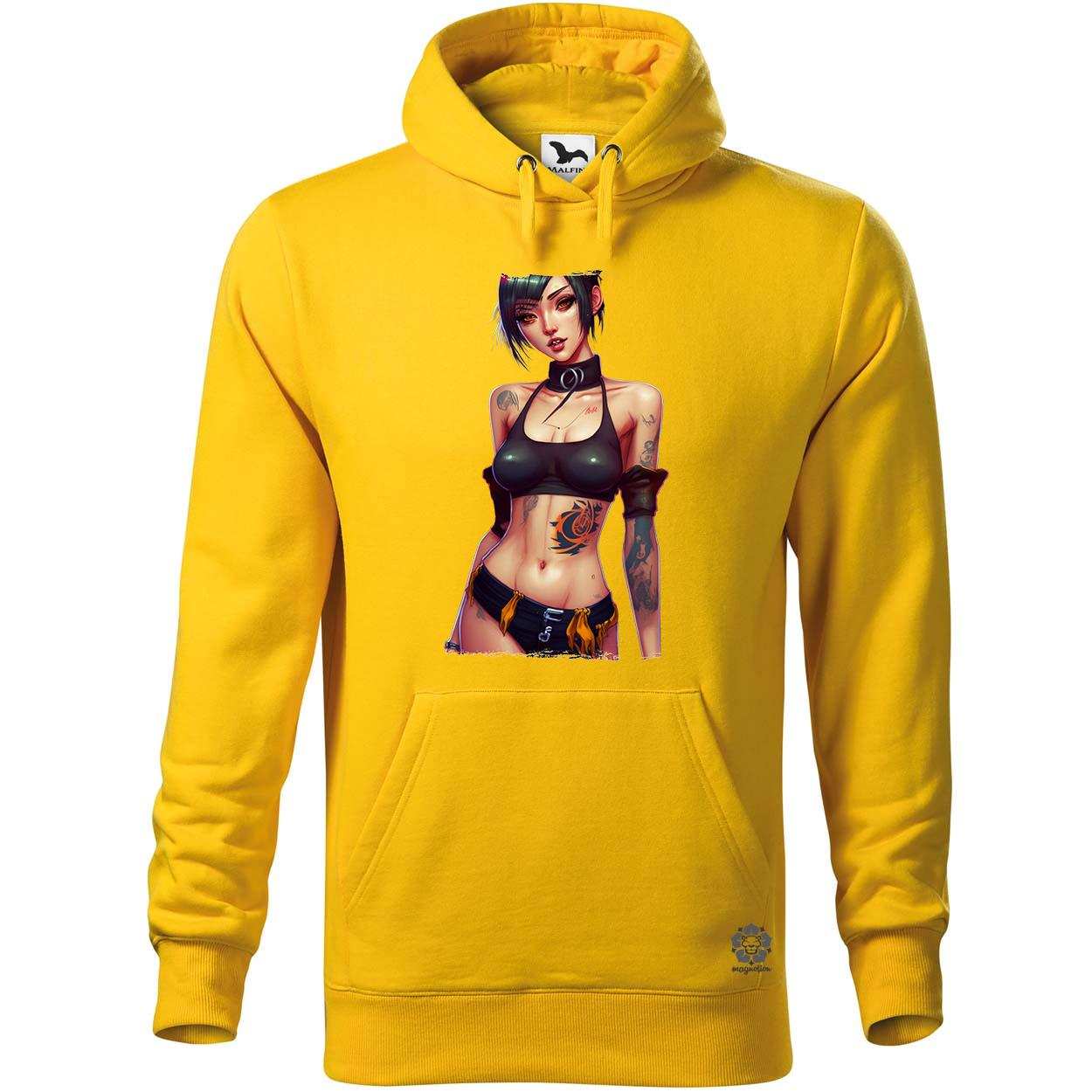 Tetovált anime lány v2 egyedi  pulóver 