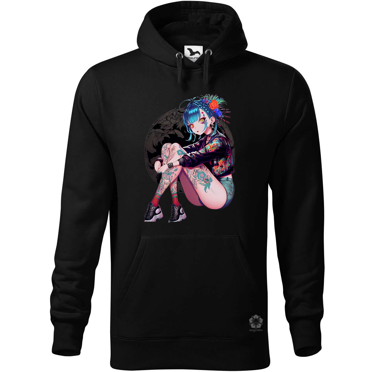 Tetovált anime lány v3 egyedi  pulóver 