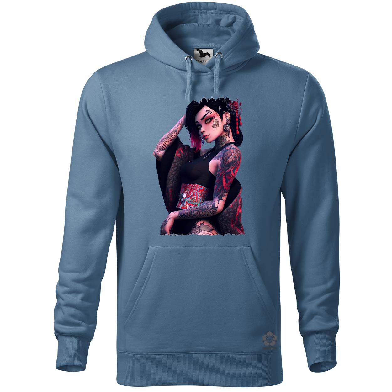 Tetovált anime lány v4 egyedi  pulóver 