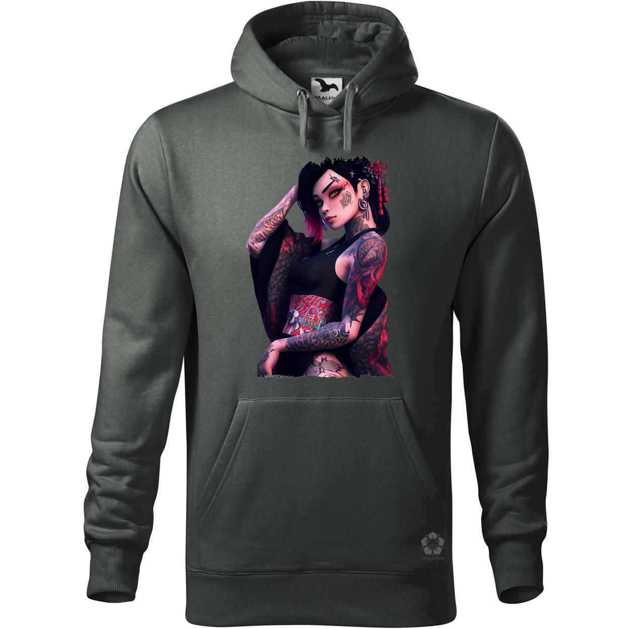 Tetovált anime lány v4 egyedi  pulóver 