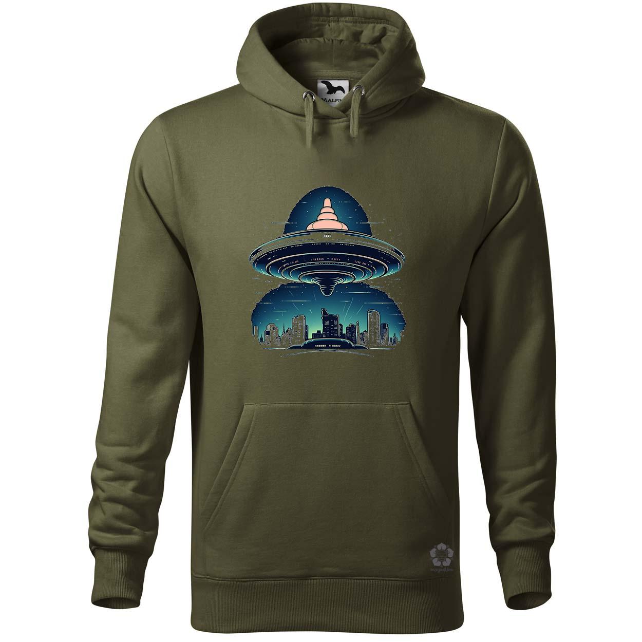 UFO anyahajó v4 egyedi  pulóver 