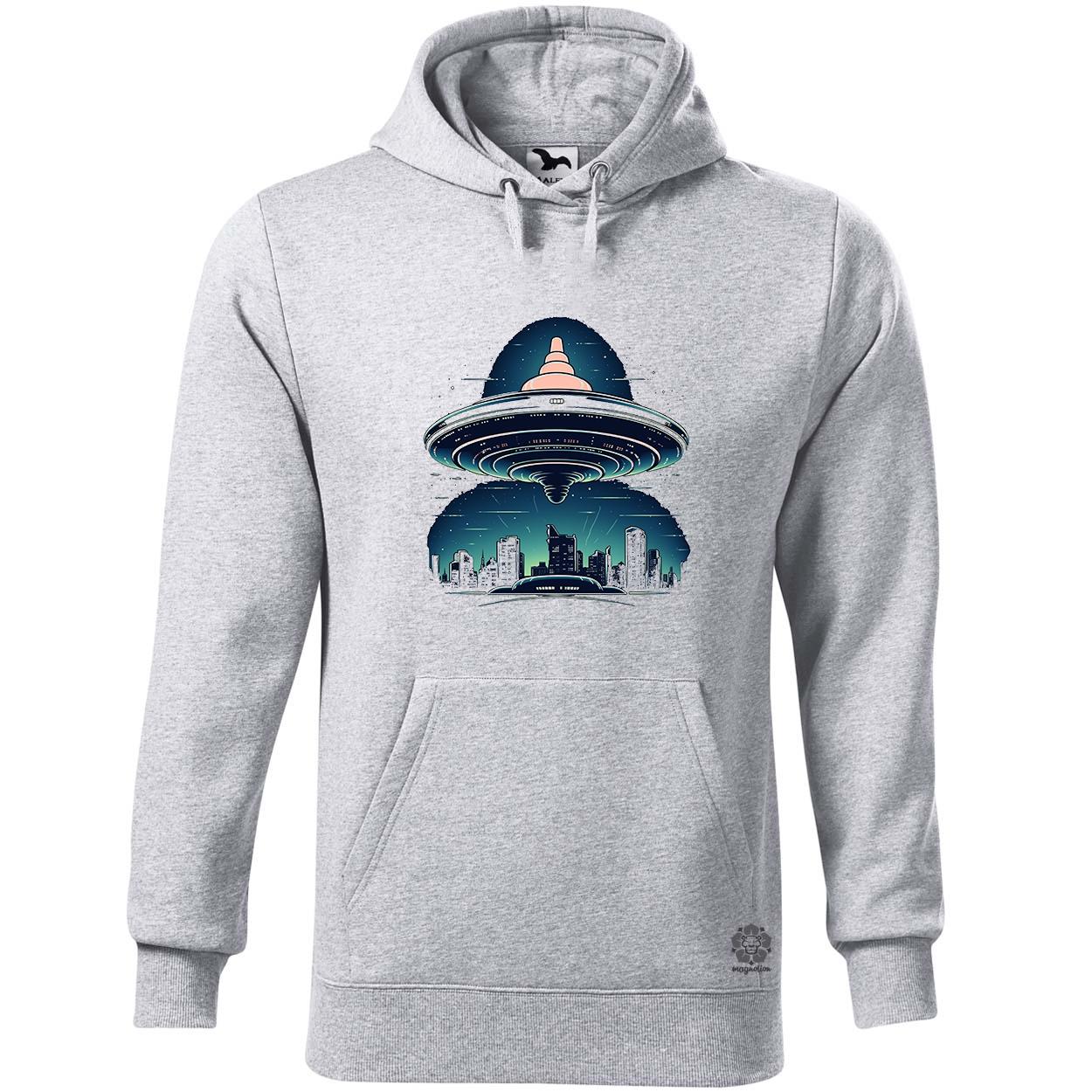 UFO anyahajó v4 egyedi  pulóver 