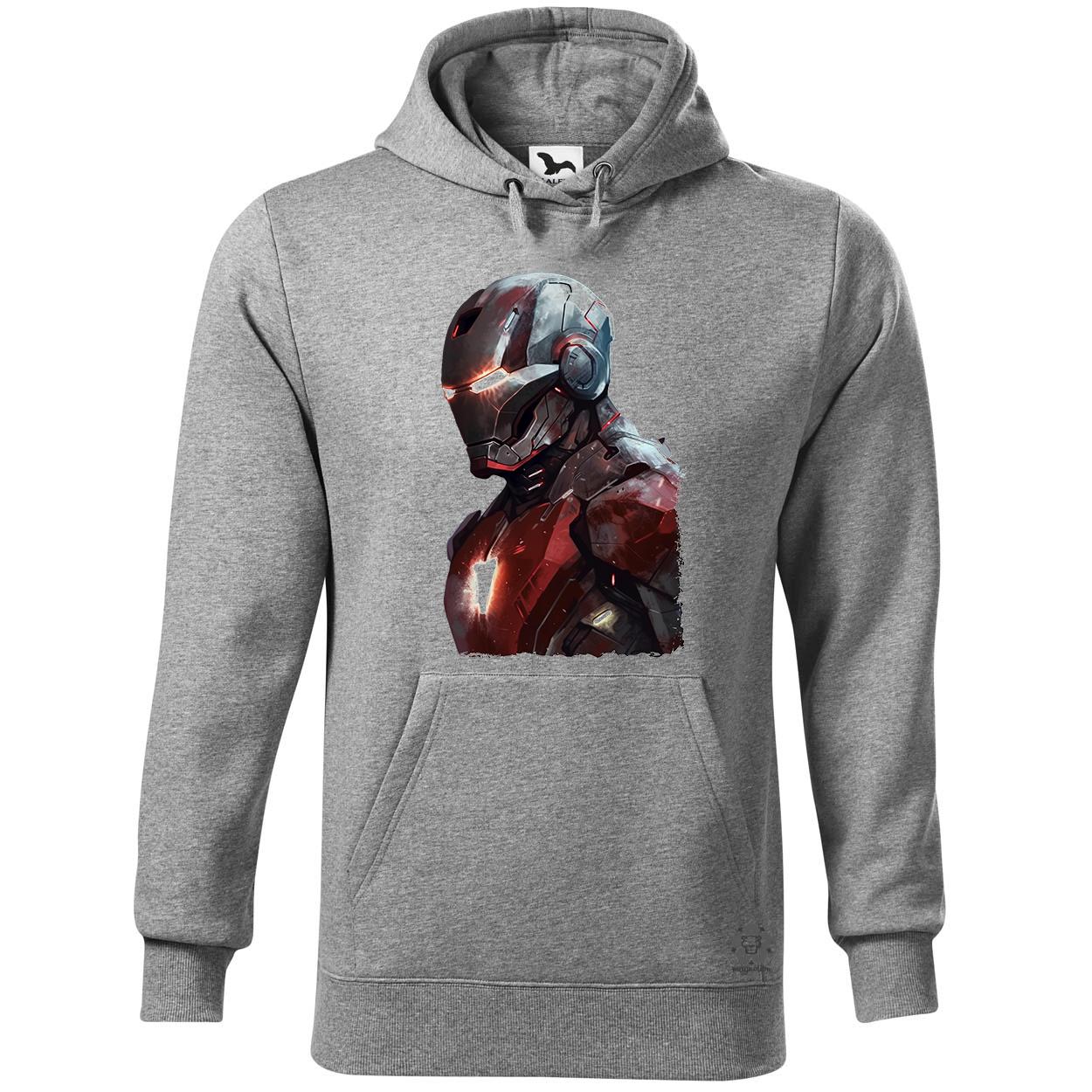 Vasember páncél fanart egyedi  pulóver 