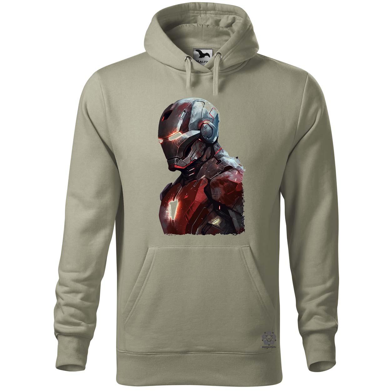 Vasember páncél fanart egyedi  pulóver 