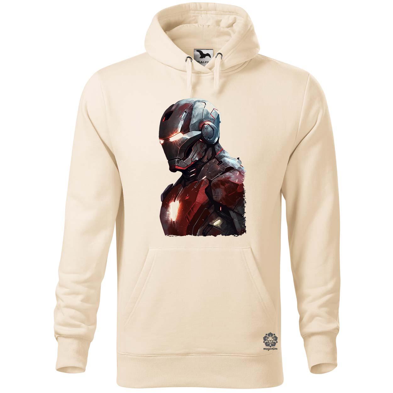 Vasember páncél fanart egyedi  pulóver 