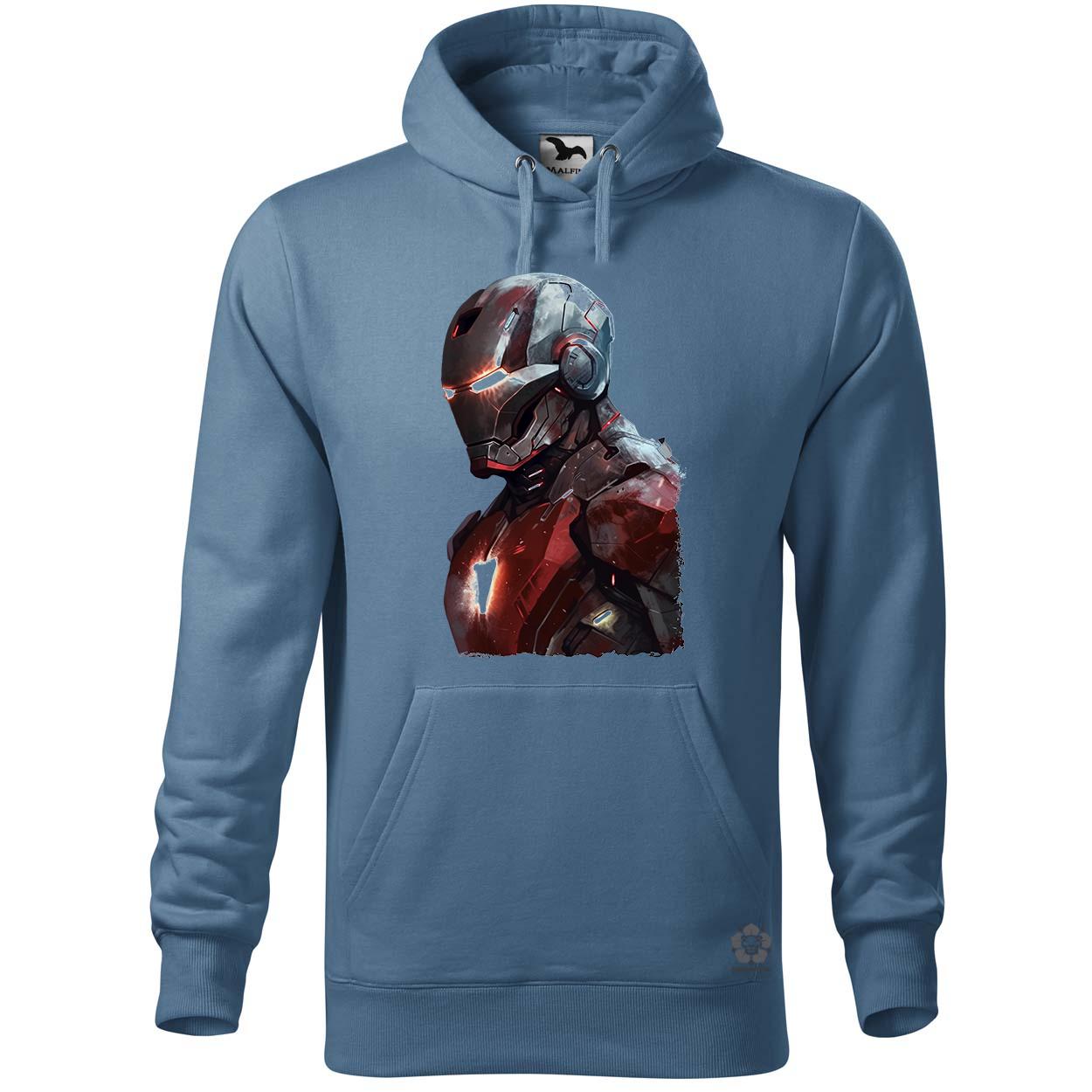Vasember páncél fanart egyedi  pulóver 