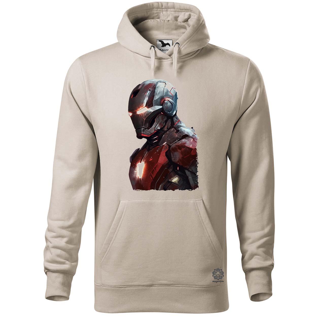 Vasember páncél fanart egyedi  pulóver 