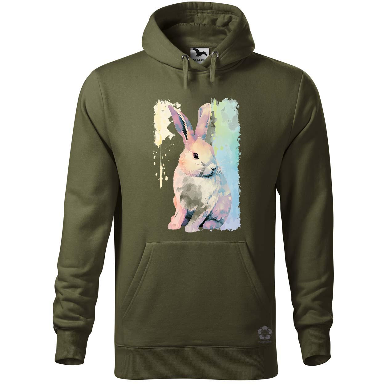 Vízfesték nyuszi v3 egyedi  pulóver 