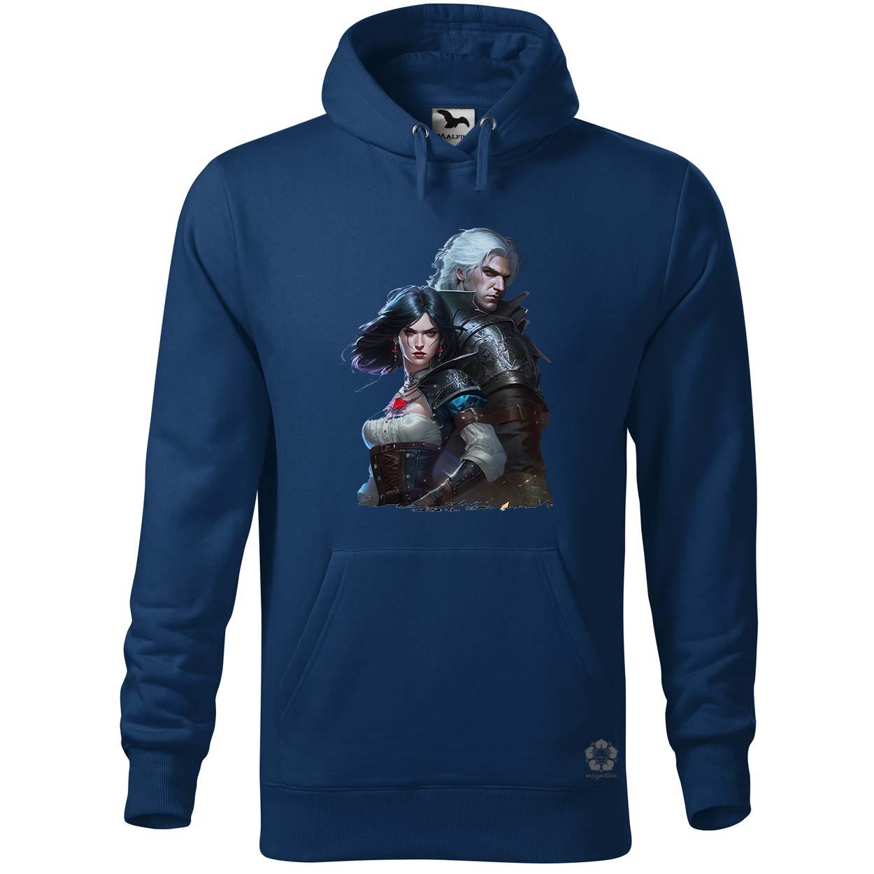 Yennefer és Geralt v1 egyedi  pulóver 
