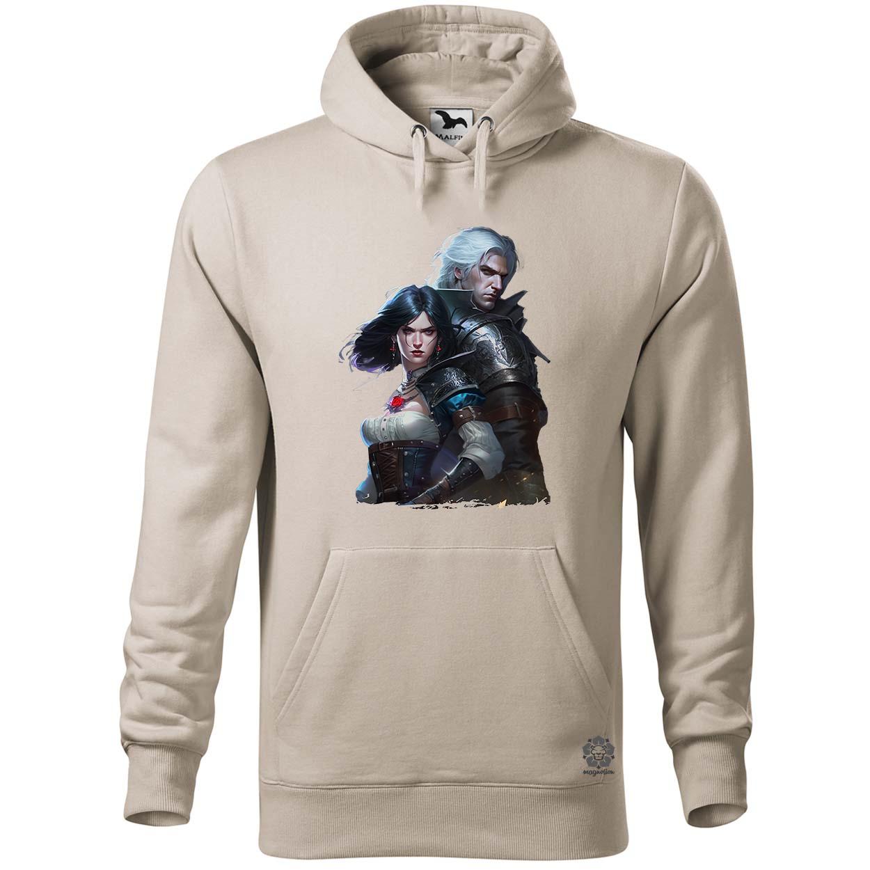 Yennefer és Geralt v1 egyedi  pulóver 
