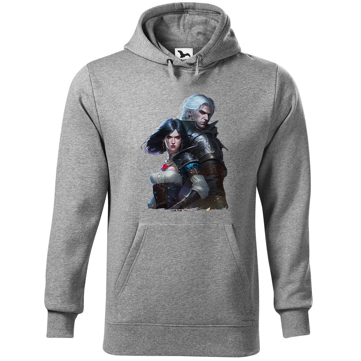 Yennefer és Geralt v1 egyedi  pulóver 