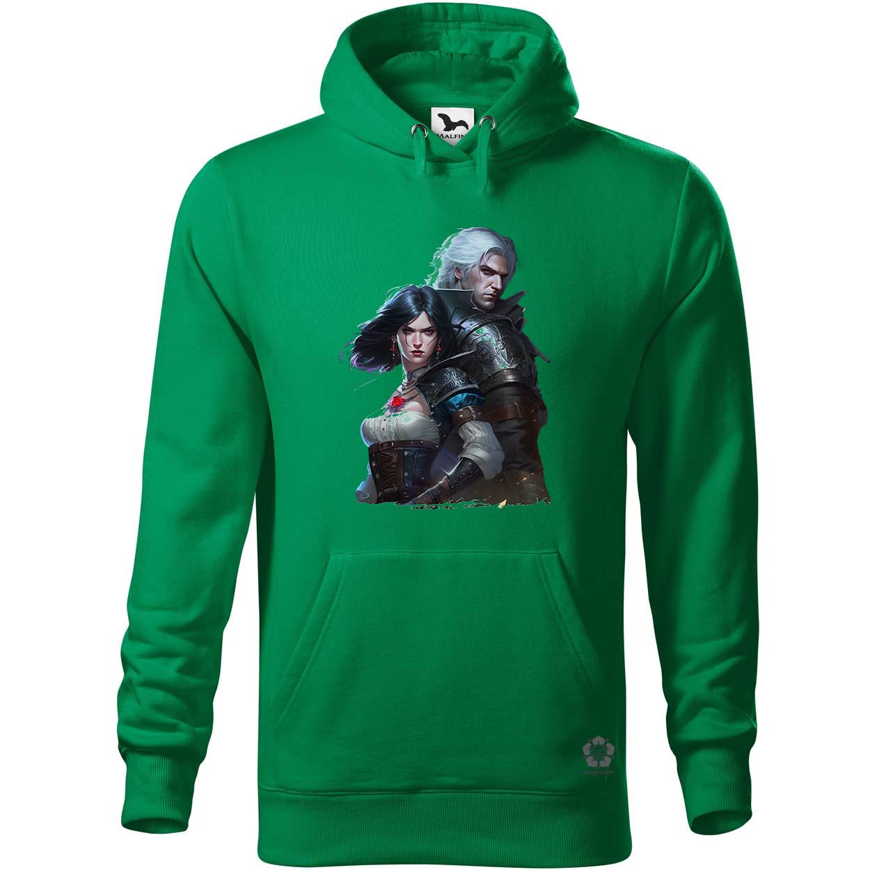 Yennefer és Geralt v1 egyedi  pulóver 