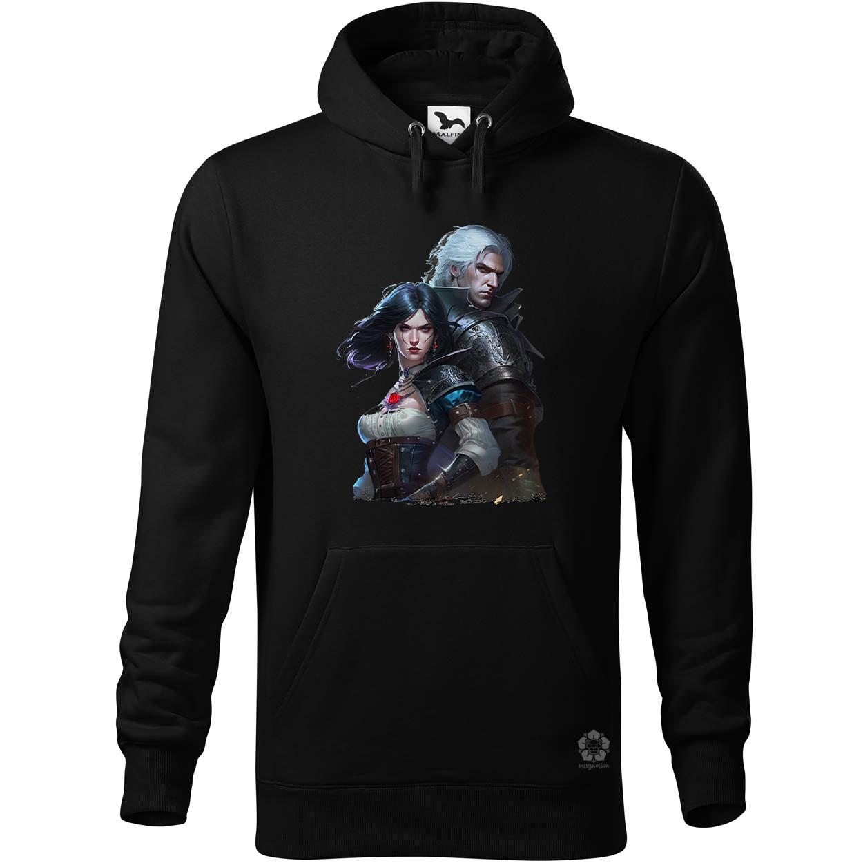 Yennefer és Geralt v1 egyedi  pulóver 