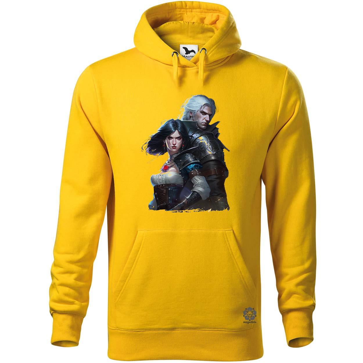 Yennefer és Geralt v1 egyedi  pulóver 