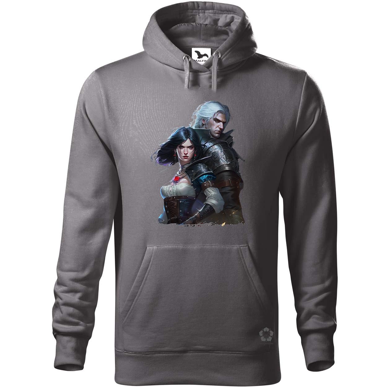 Yennefer és Geralt v1 egyedi  pulóver 