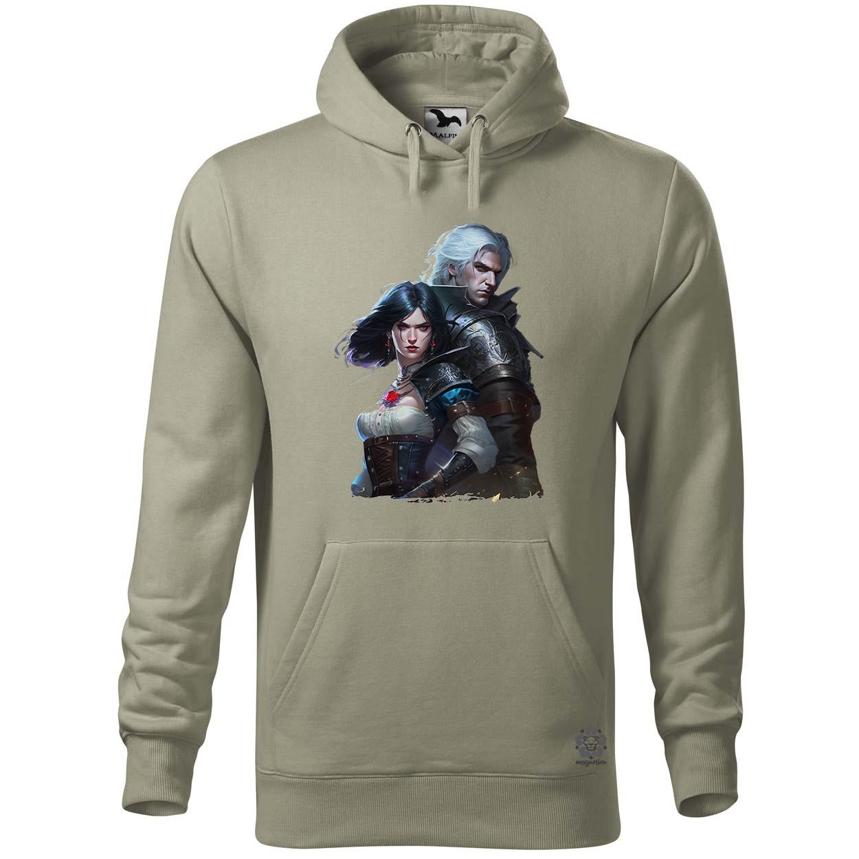 Yennefer és Geralt v1 egyedi  pulóver 