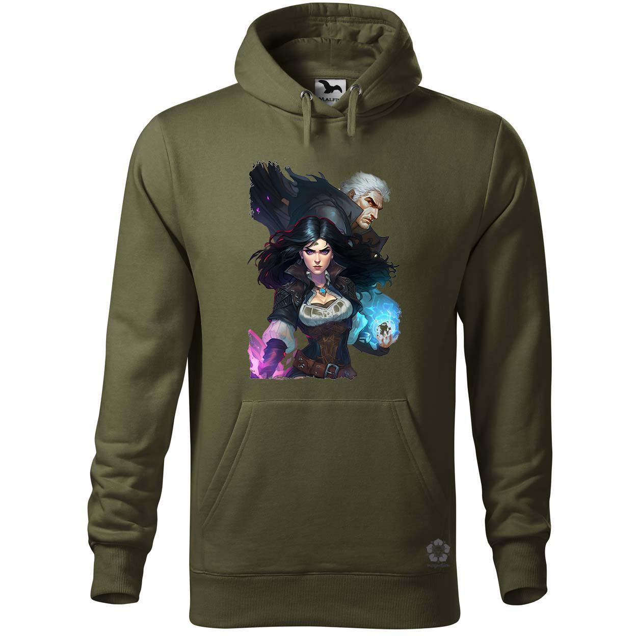 Yennefer és Geralt v3 egyedi  pulóver 