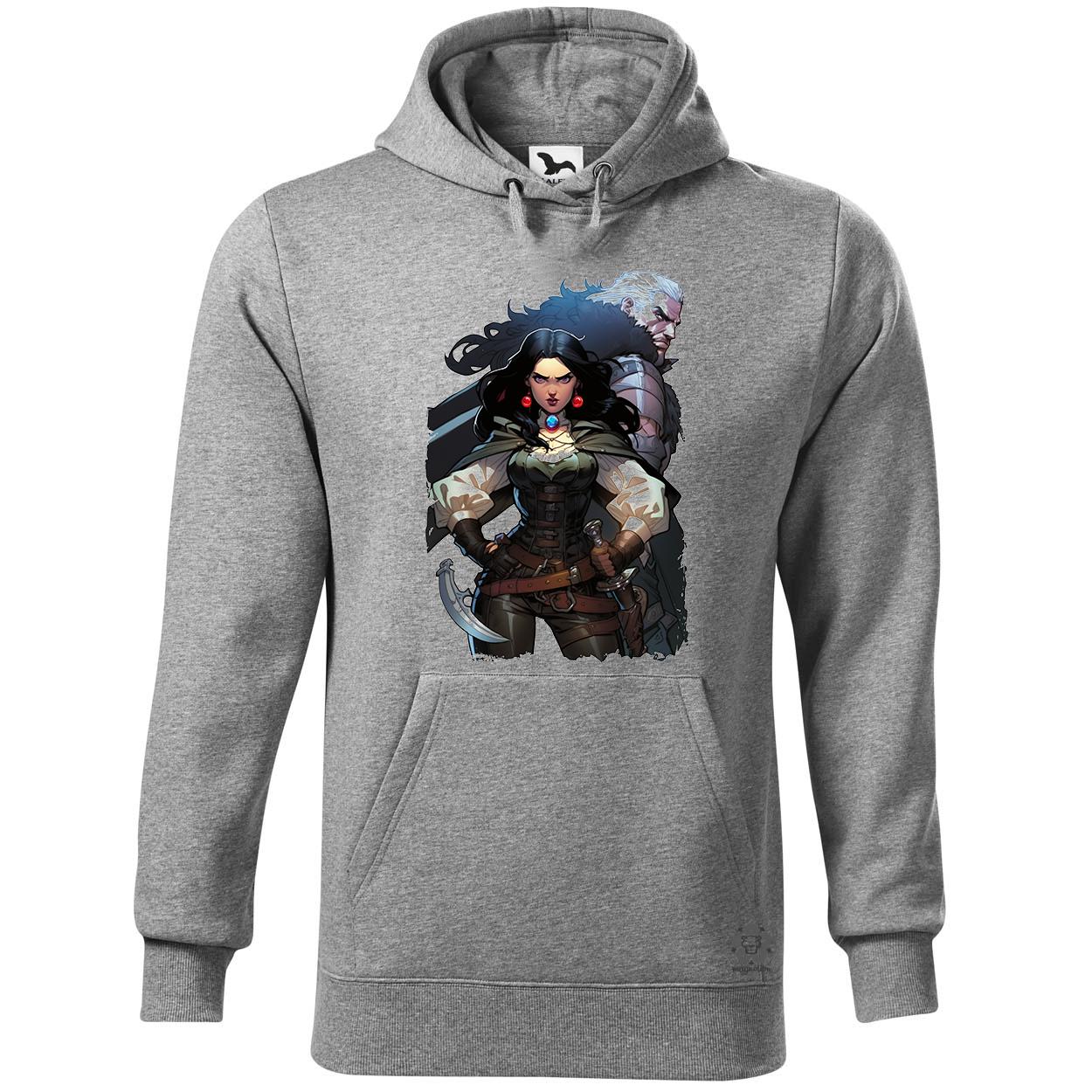 Yennefer és Geralt v4 egyedi  pulóver 