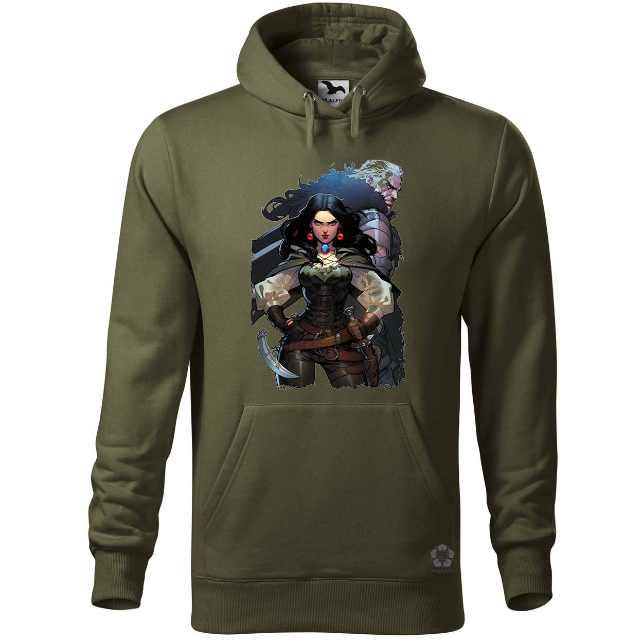 Yennefer és Geralt v4 egyedi  pulóver 