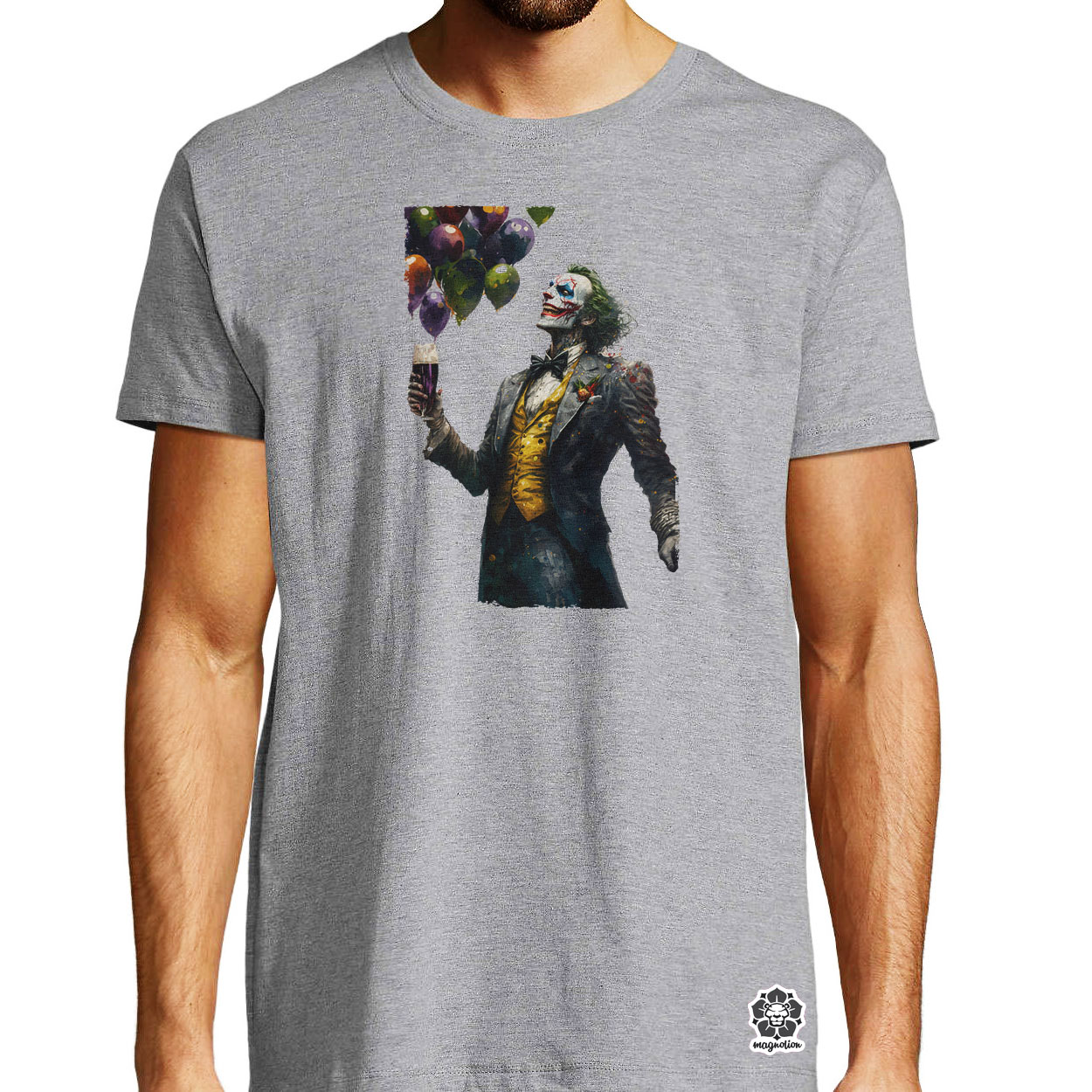 Szuperhős party Joker v2 egyedi póló 