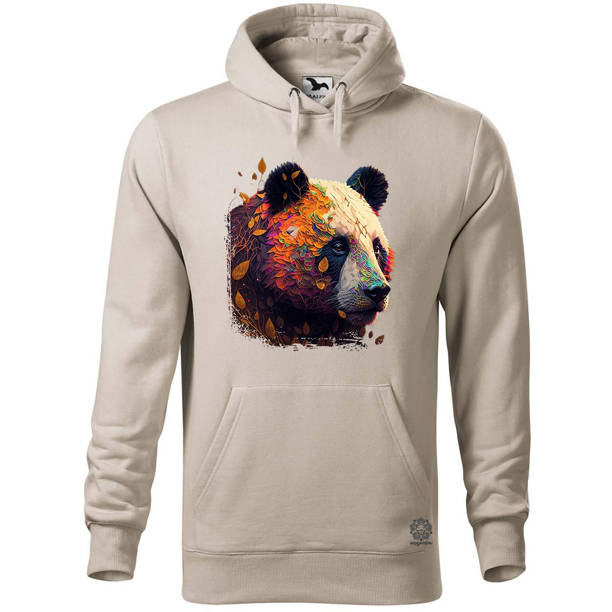 Absztrakt panda portré v1 egyedi  pulóver 