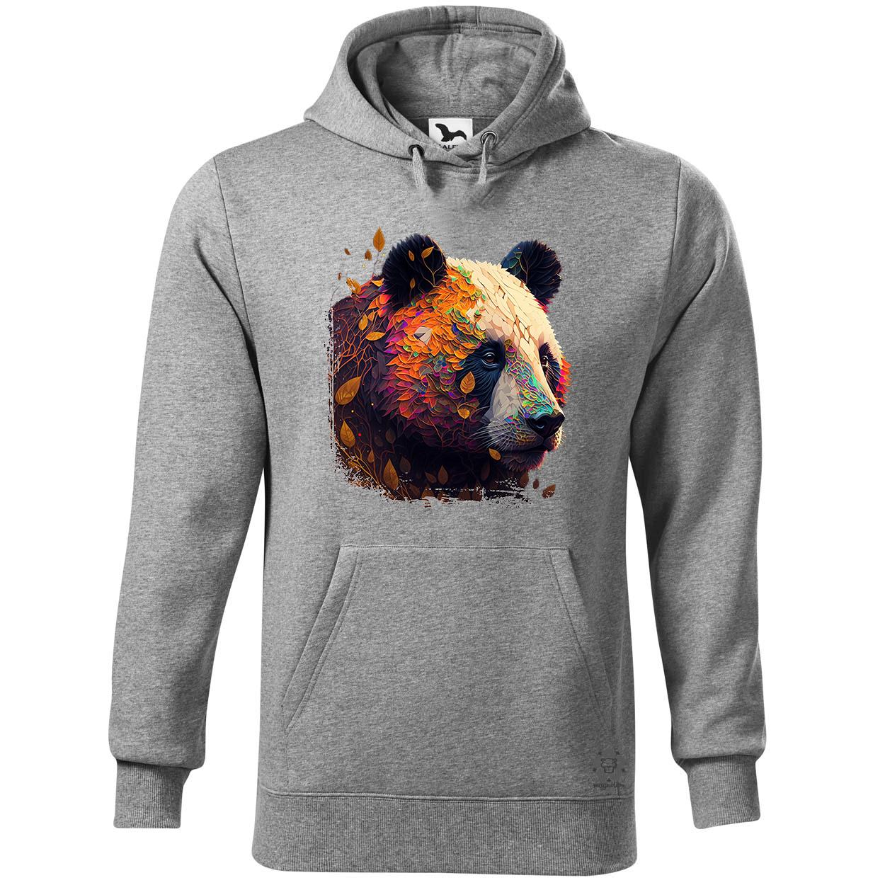 Absztrakt panda portré v1 egyedi  pulóver 