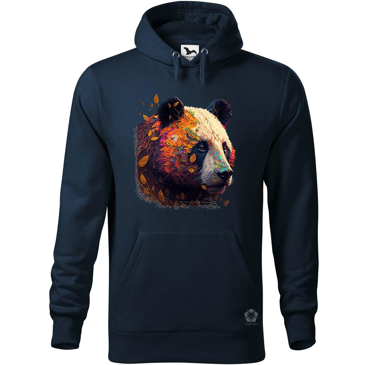 Absztrakt panda portré v1 egyedi  pulóver 
