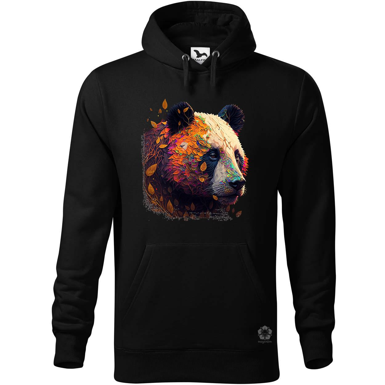 Absztrakt panda portré v1 egyedi  pulóver 