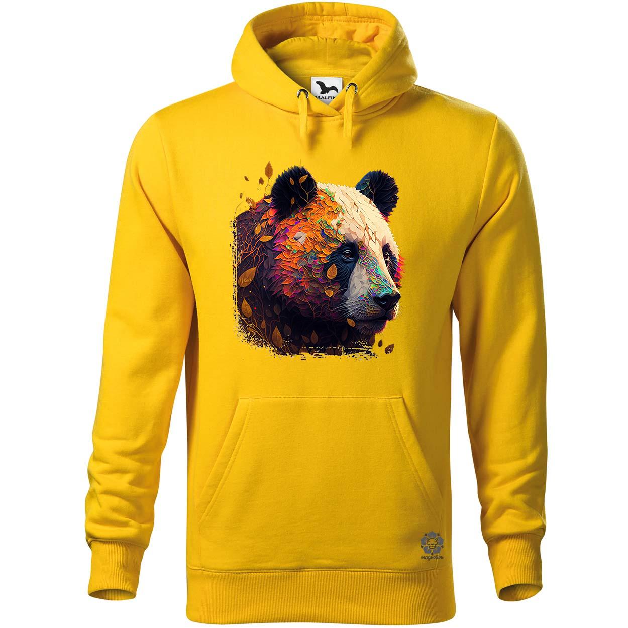 Absztrakt panda portré v1 egyedi  pulóver 