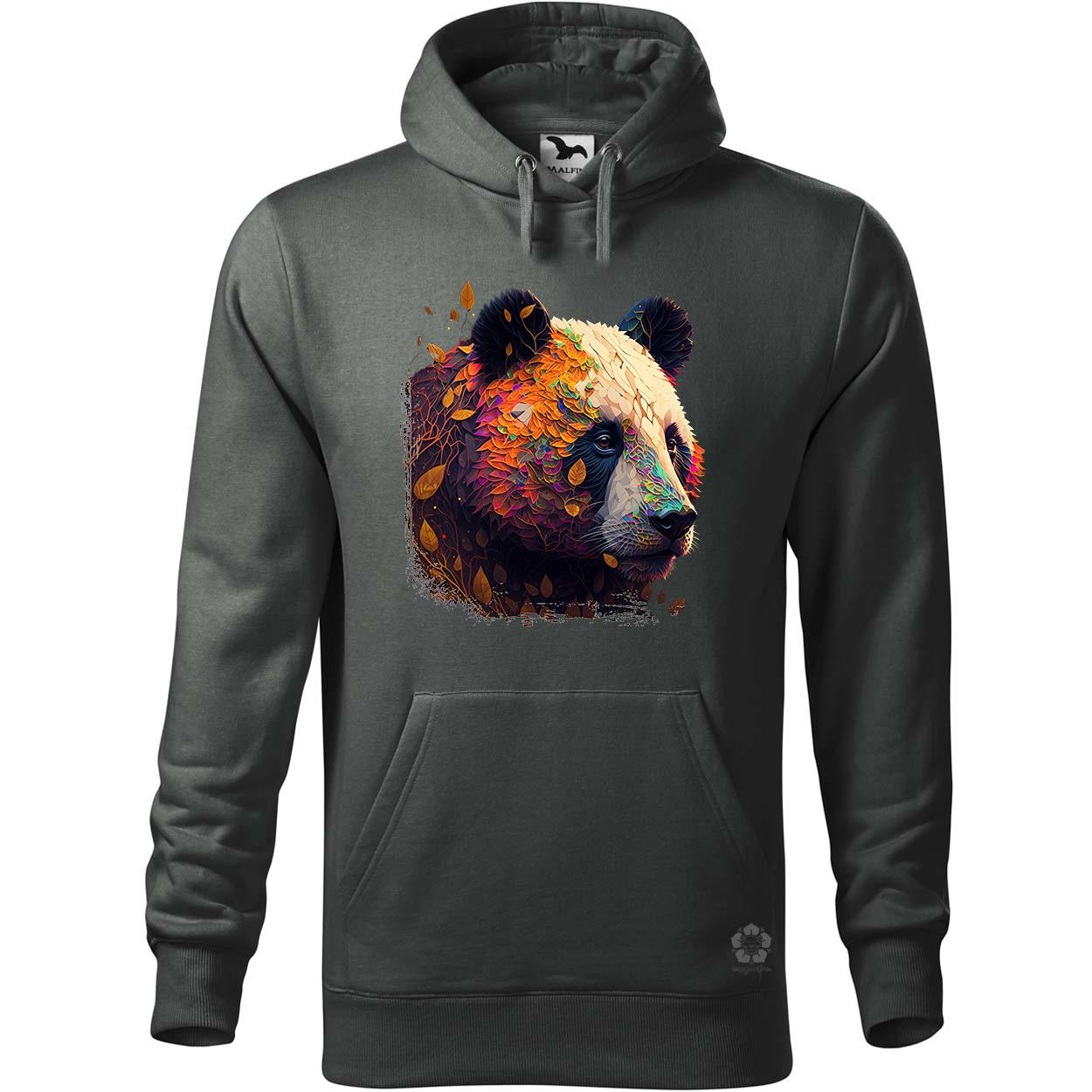Absztrakt panda portré v1 egyedi  pulóver 