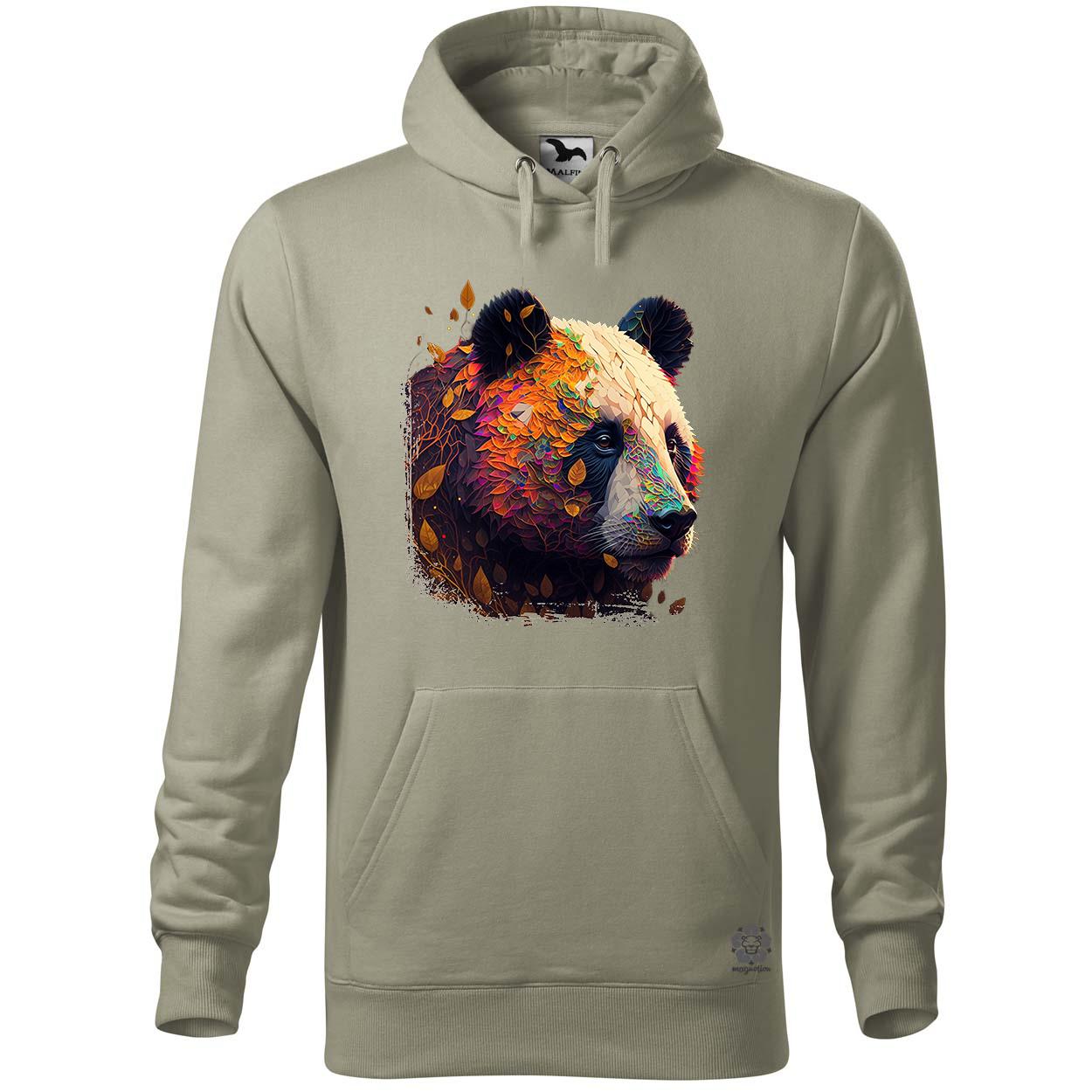 Absztrakt panda portré v1 egyedi  pulóver 