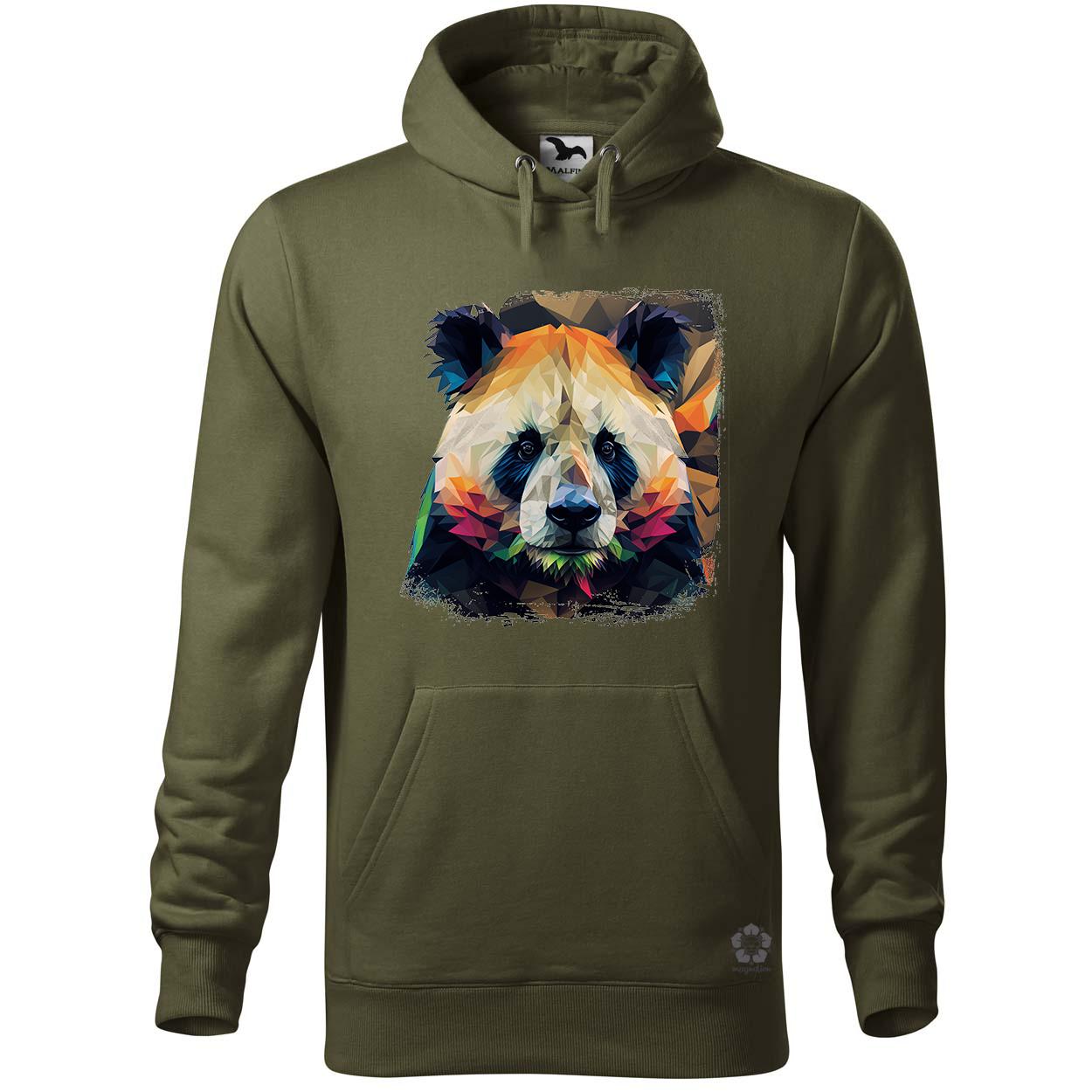Absztrakt panda portré v2 egyedi  pulóver 