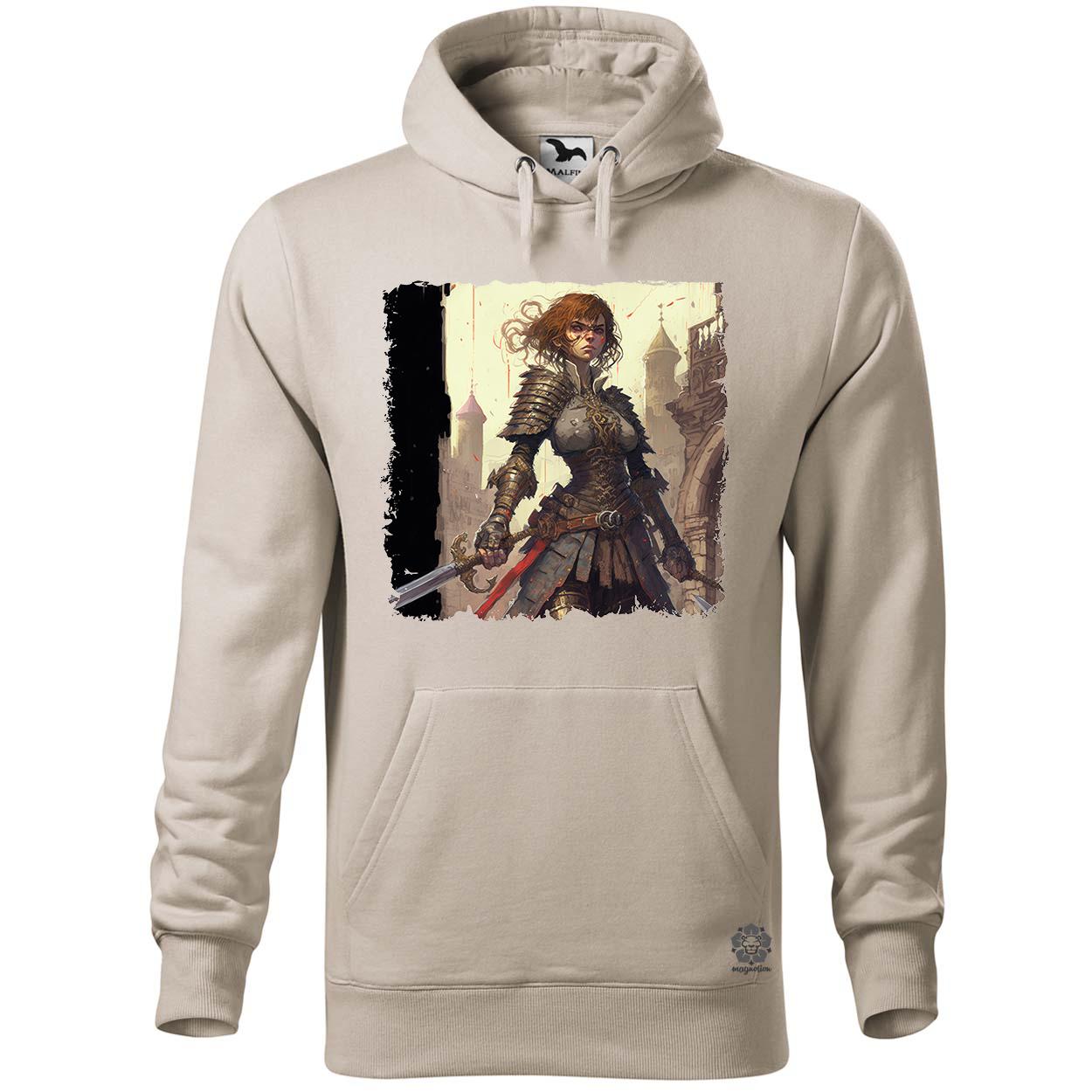 Anime harcos nő karddal v2 egyedi  pulóver 