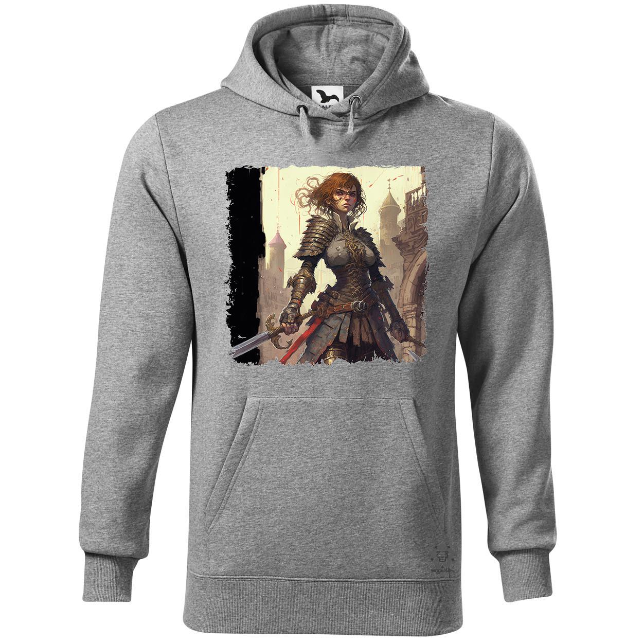 Anime harcos nő karddal v2 egyedi  pulóver 