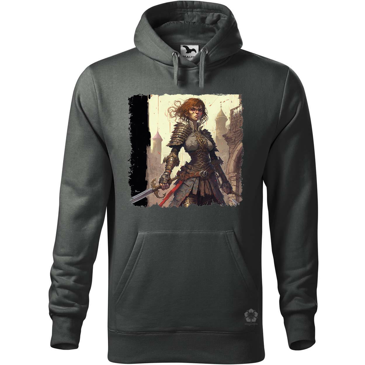 Anime harcos nő karddal v2 egyedi  pulóver 
