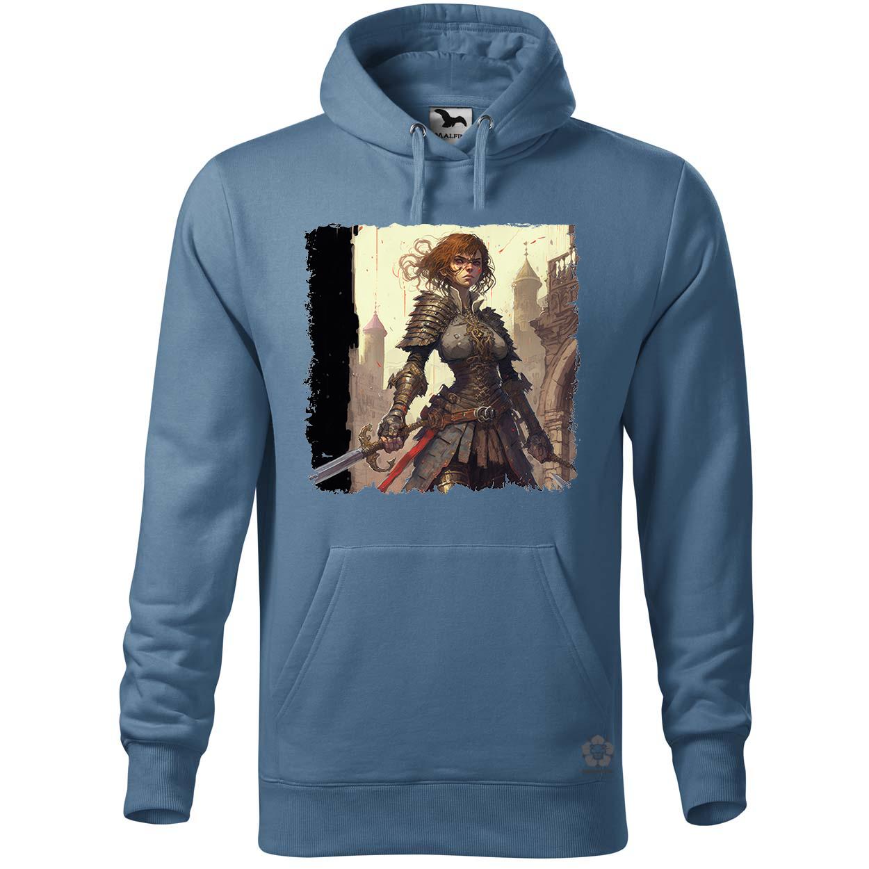 Anime harcos nő karddal v2 egyedi  pulóver 