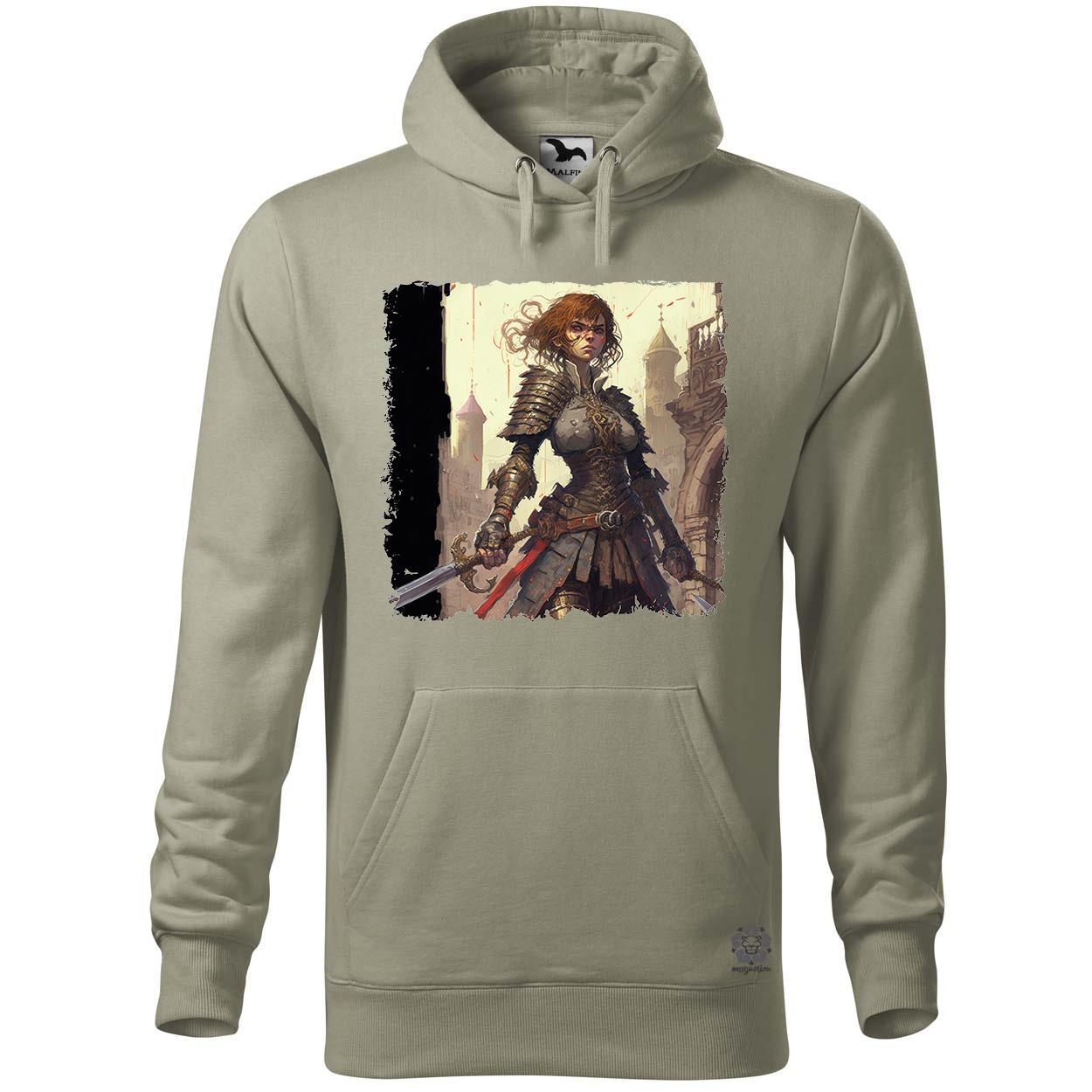 Anime harcos nő karddal v2 egyedi  pulóver 