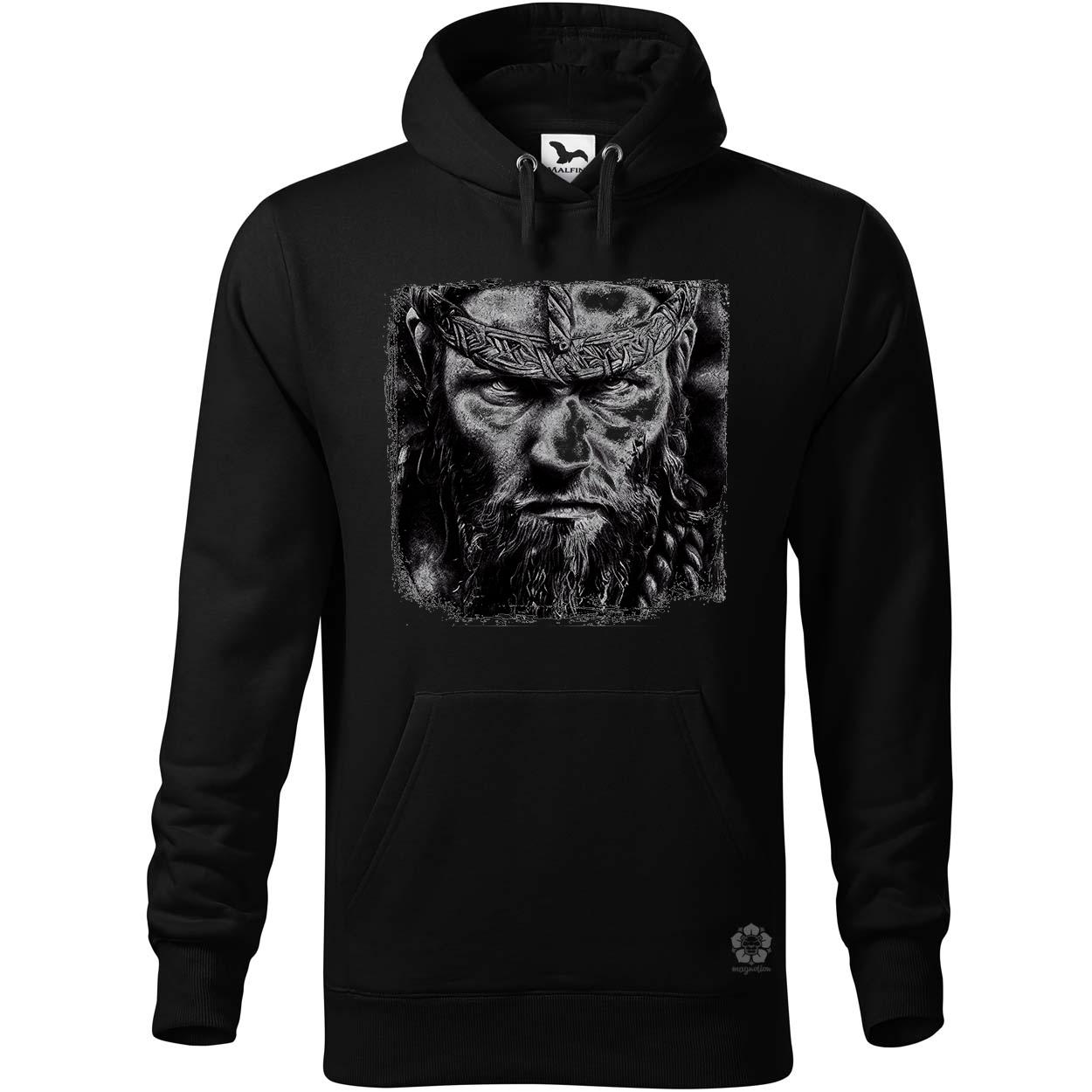 Fekete-fehér Berserker rajz egyedi  pulóver 