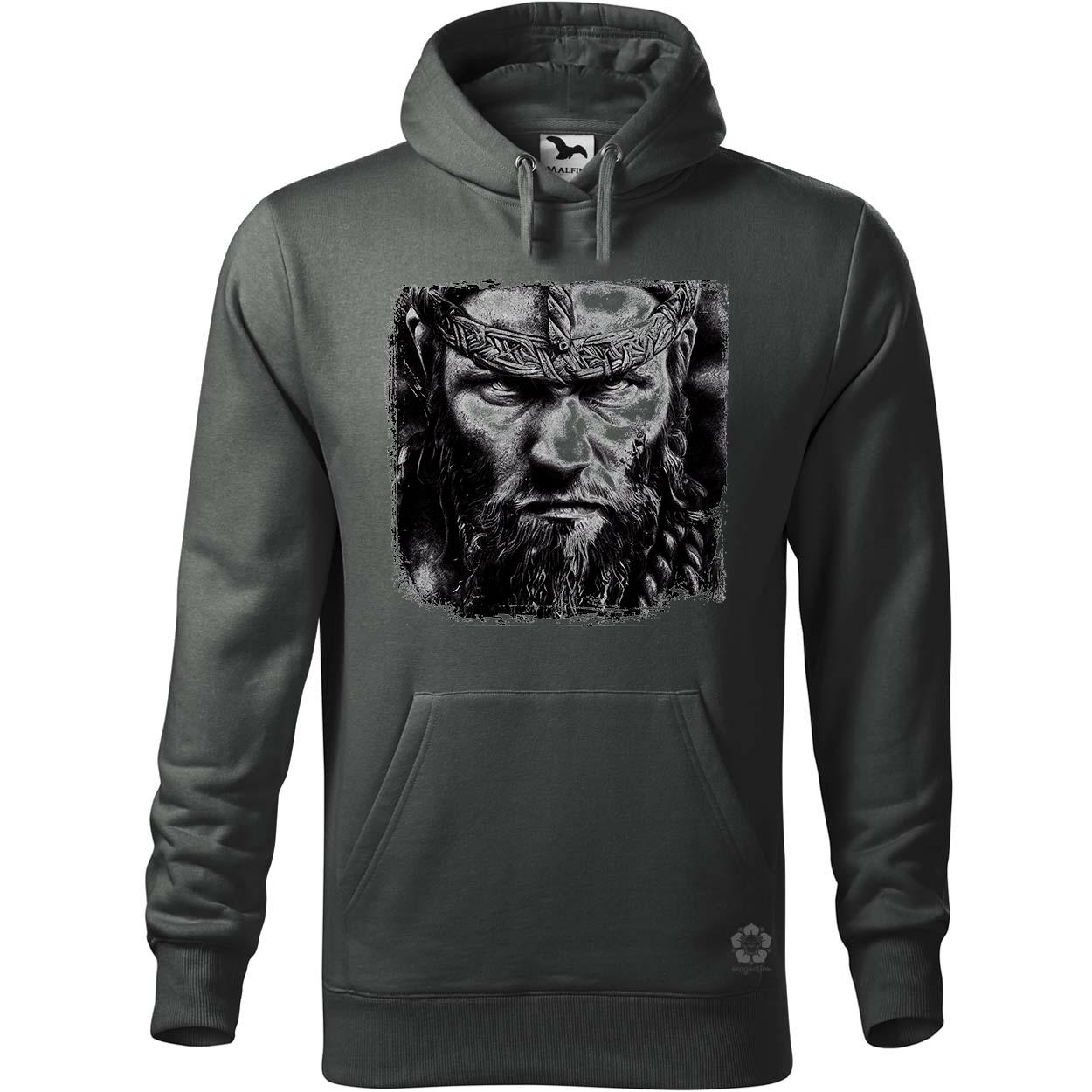 Fekete-fehér Berserker rajz egyedi  pulóver 
