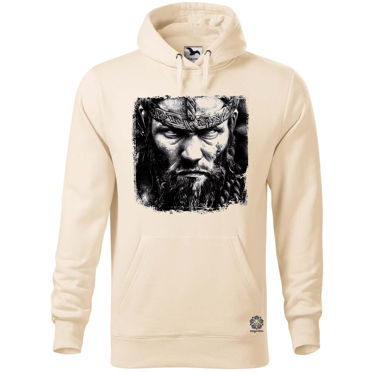 Fekete-fehér Berserker rajz egyedi  pulóver 