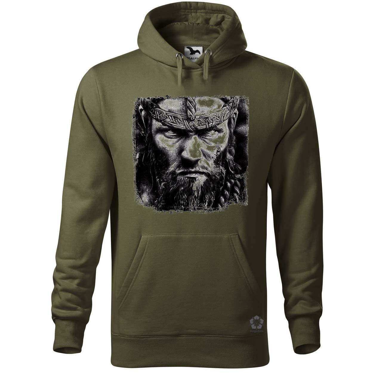 Fekete-fehér Berserker rajz egyedi  pulóver 