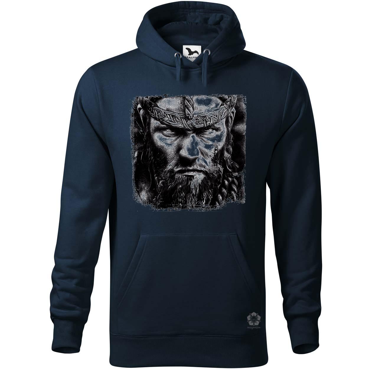 Fekete-fehér Berserker rajz egyedi  pulóver 