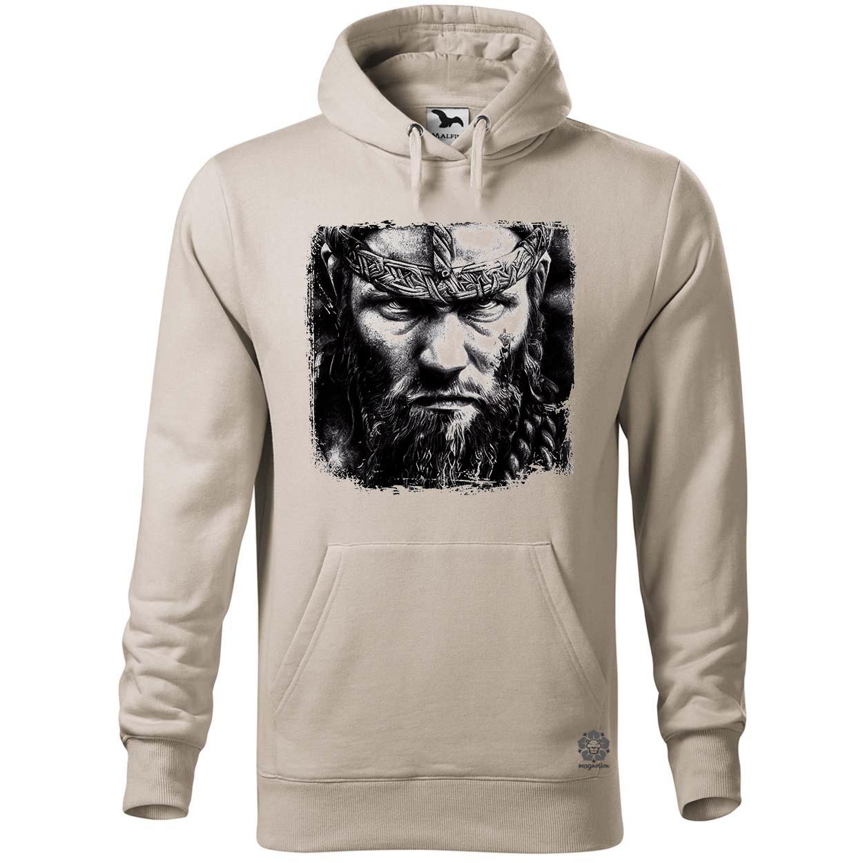 Fekete-fehér Berserker rajz egyedi  pulóver 