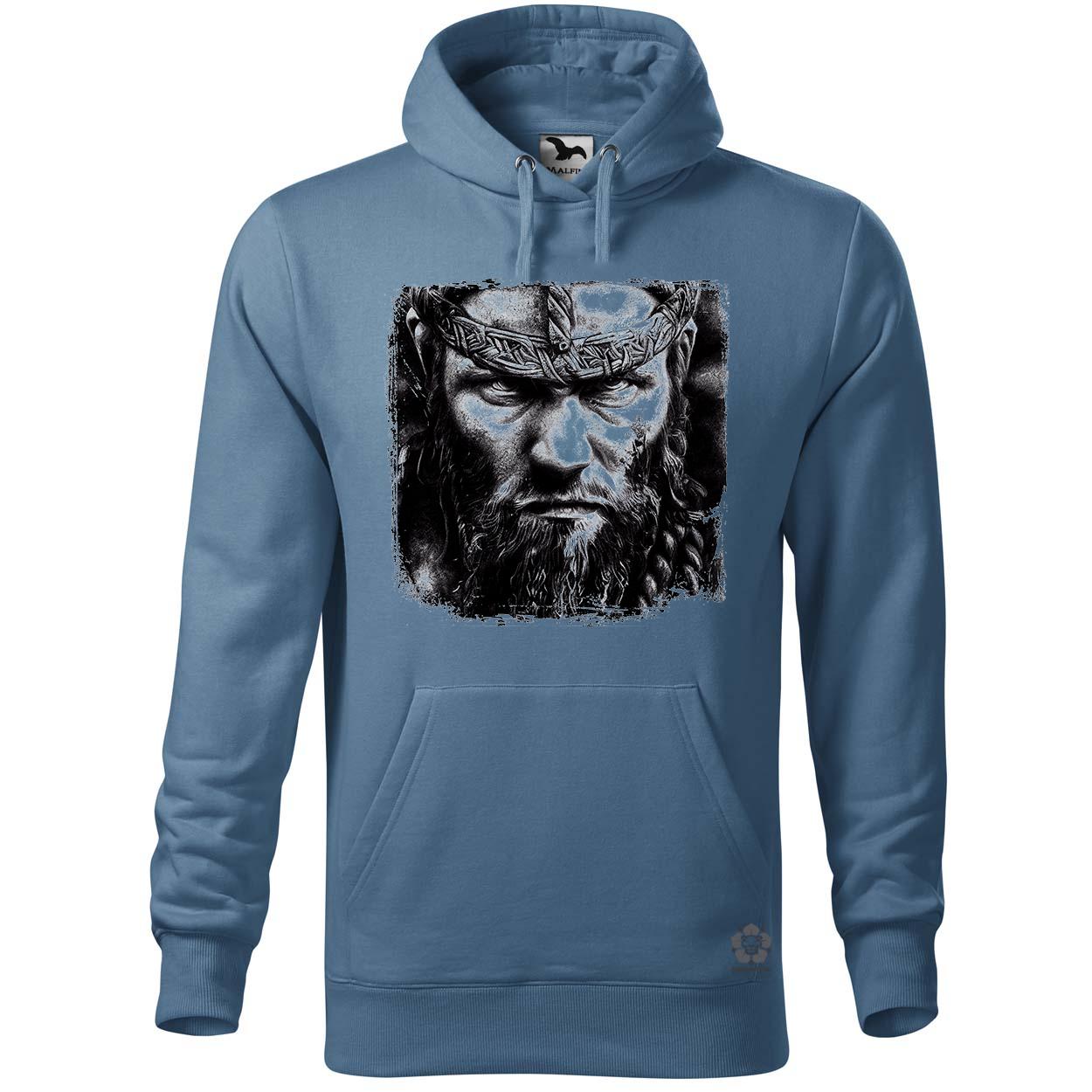 Fekete-fehér Berserker rajz egyedi  pulóver 