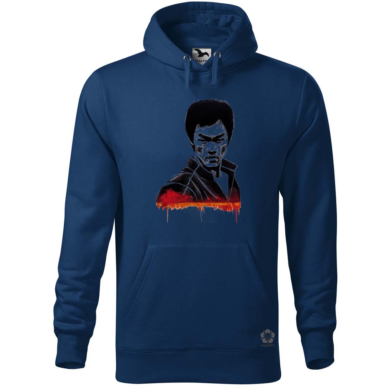 Karaktertanulmány fekete-fehér Bruce Lee egyedi  pulóver 