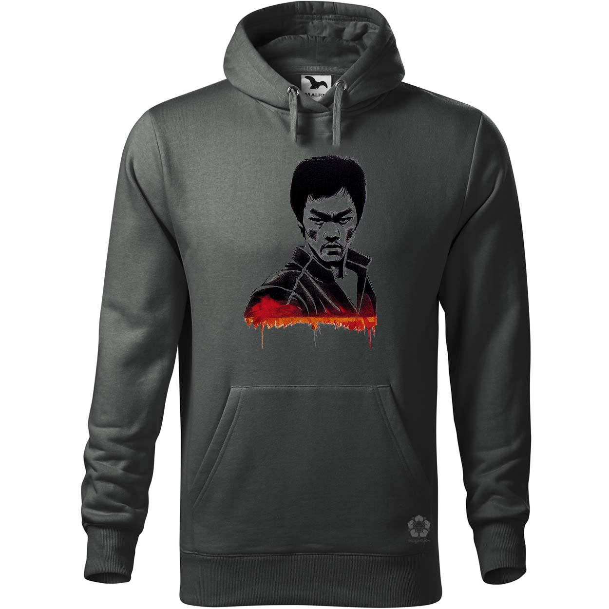 Karaktertanulmány fekete-fehér Bruce Lee egyedi  pulóver 