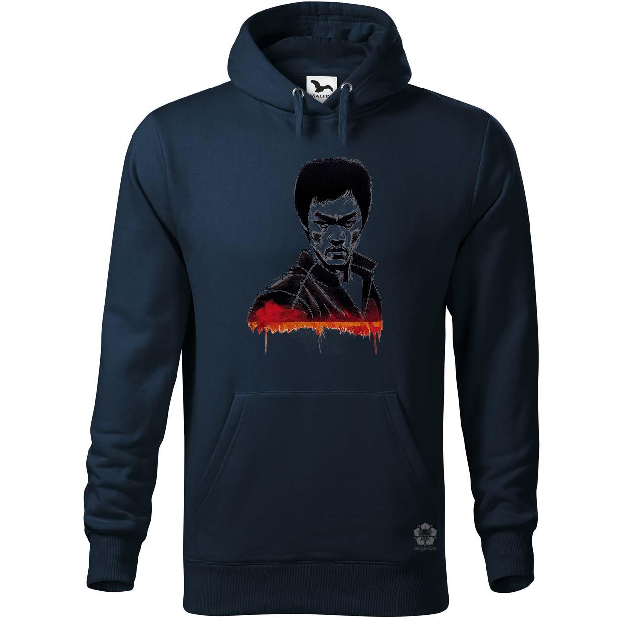 Karaktertanulmány fekete-fehér Bruce Lee egyedi  pulóver 