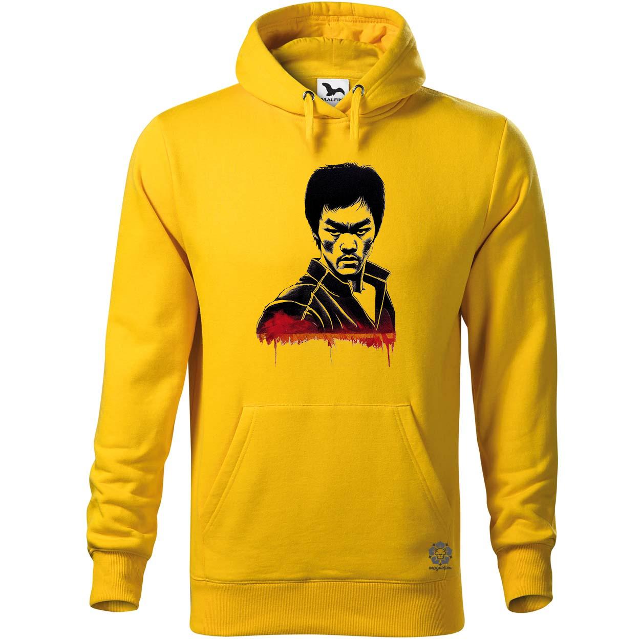 Karaktertanulmány fekete-fehér Bruce Lee egyedi  pulóver 