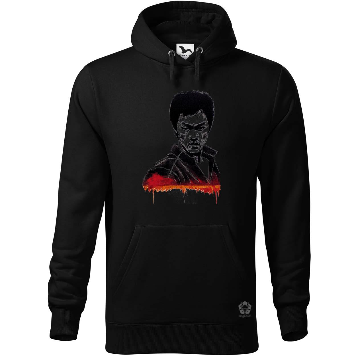 Karaktertanulmány fekete-fehér Bruce Lee egyedi  pulóver 