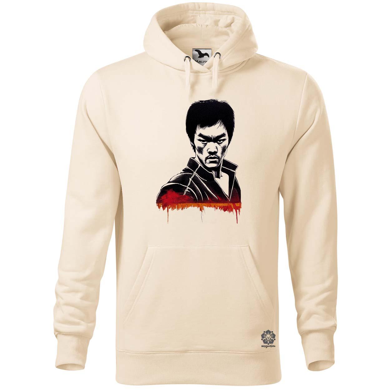 Karaktertanulmány fekete-fehér Bruce Lee egyedi  pulóver 